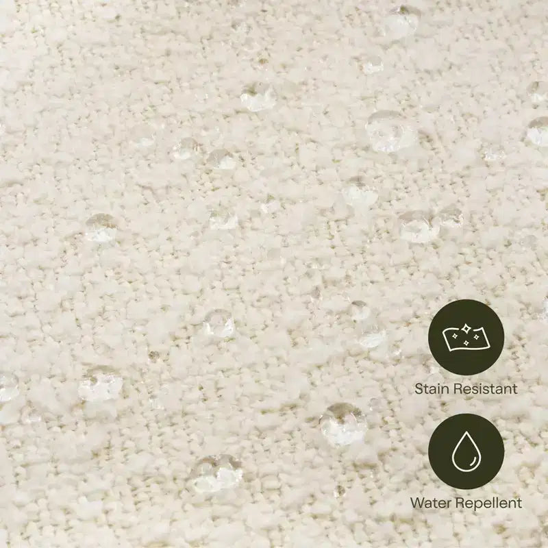 Pouf rotondo contenitore con coperchio sollevabile e piedini in legno a sfera