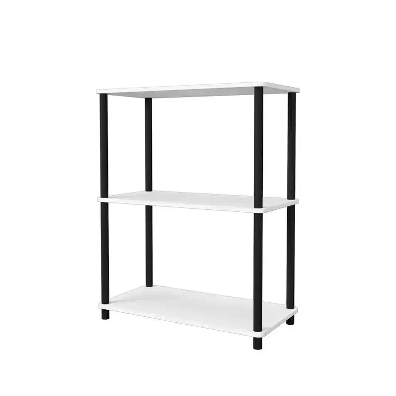 Scaffale a 3 Ripiani in Legno (60 cm L x 75 cm A x 30 cm P)