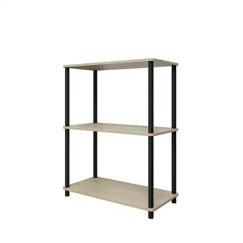 Scaffale a 3 Ripiani in Legno (60 cm L x 75 cm A x 30 cm P)