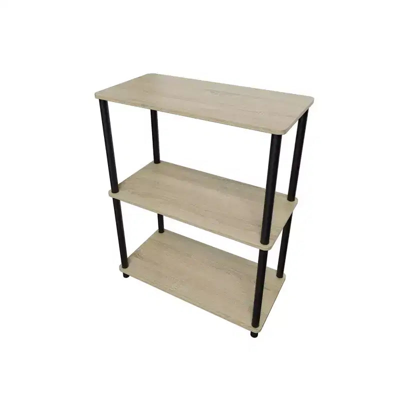Scaffale a 3 Ripiani in Legno (60 cm L x 75 cm A x 30 cm P)
