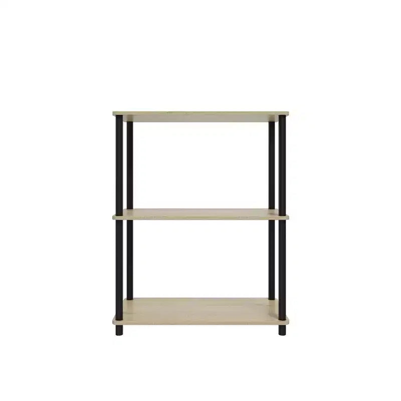 Homez 3 Tiers Wood Household Shelving Unit (23.54 in. W x 29.72 in. H x 11.73 in. D)