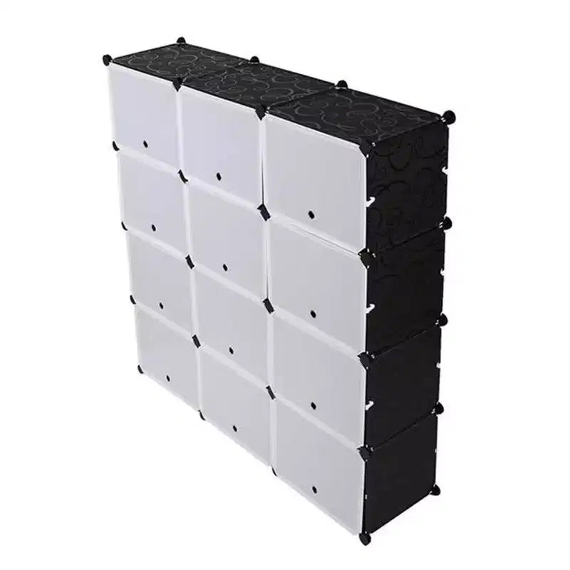 Scaffale modulare a cubo con cassetti