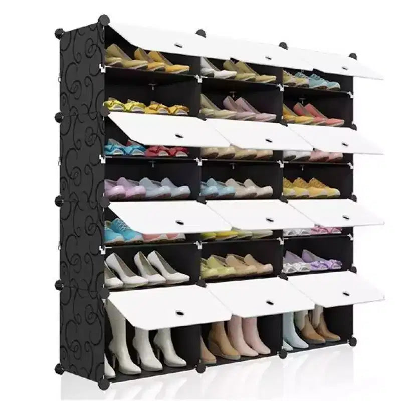 Scaffale modulare a cubo con cassetti