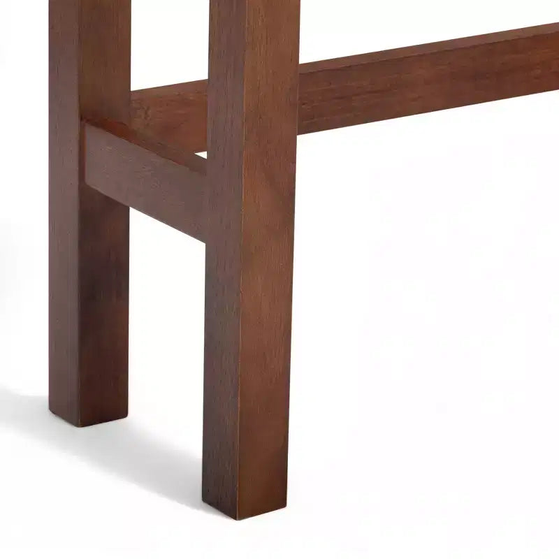 Pensile sopra WC con ante scanalate e gambe in legno massello