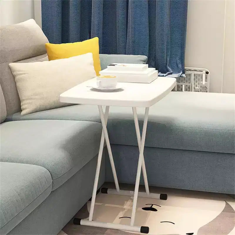 Tavolo Pieghevole Regolabile con Piano in Plastica – 76 x 50 cm
