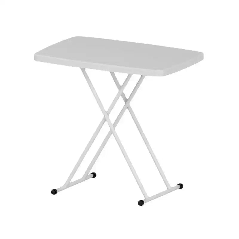 Tavolo Pieghevole Regolabile con Piano in Plastica – 76 x 50 cm