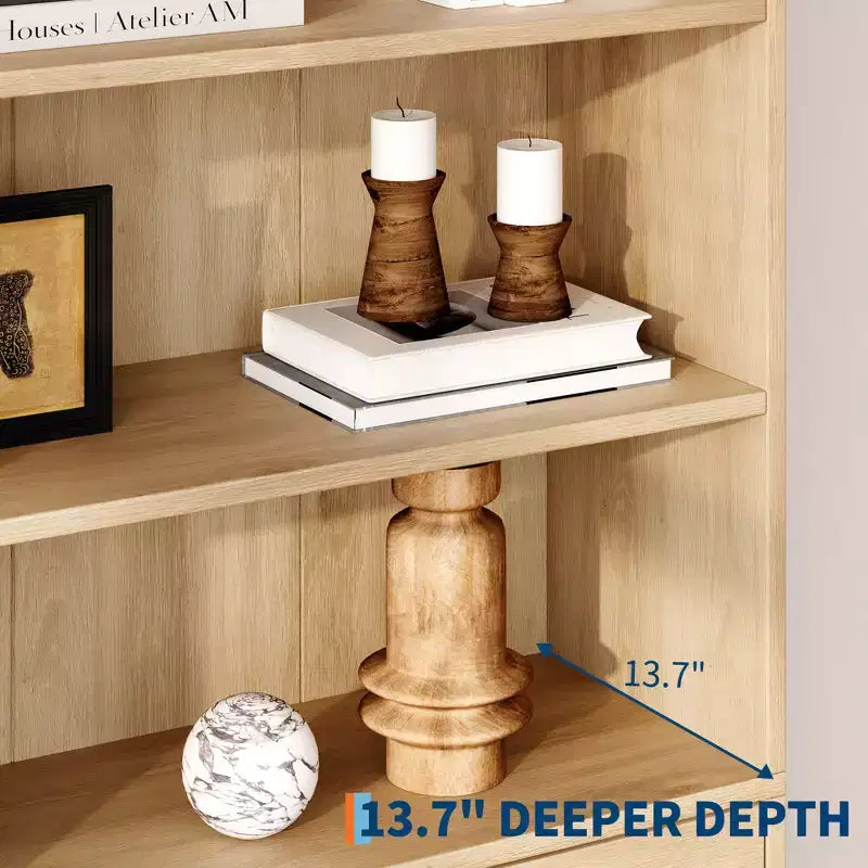 Libreria a Onde con 3 Cassetti