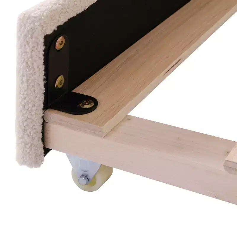 Divano Letto Imbottito con Letto Estraibile, Braccioli Contenitore e Audio Bluetooth