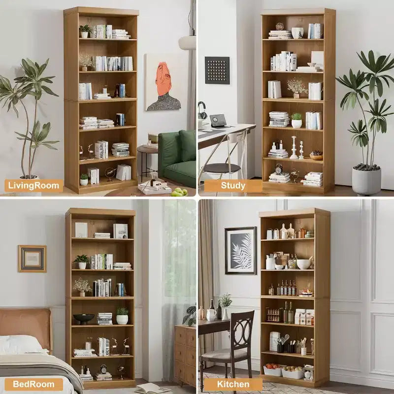 Mobiletto modulare in legno con ripiani a giorno – 104 cm A x 79 cm L x 41 cm P