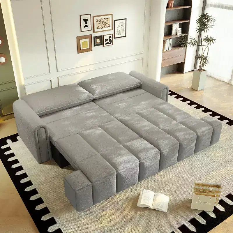Divano Letto Trasformabile con Contenitore Nascosto