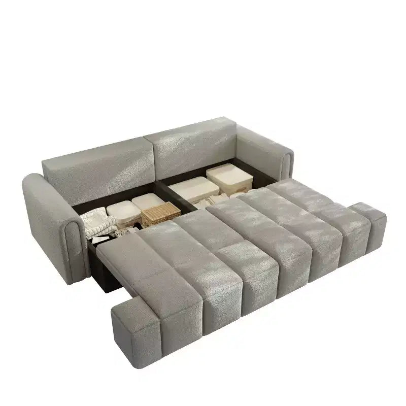 Divano Letto Trasformabile con Contenitore Nascosto