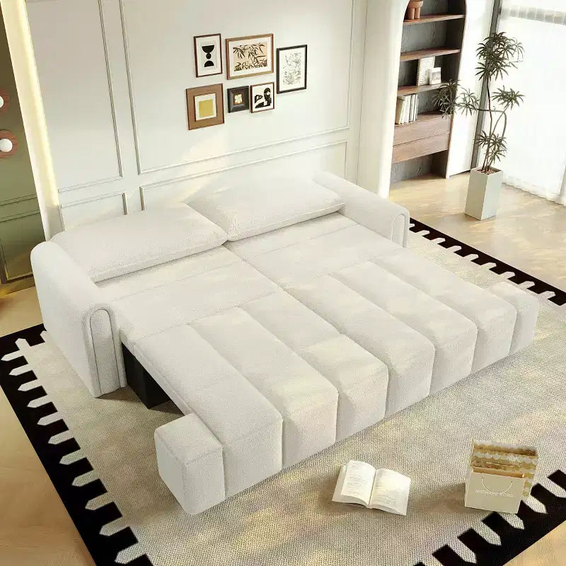 Divano Letto Trasformabile con Contenitore Nascosto