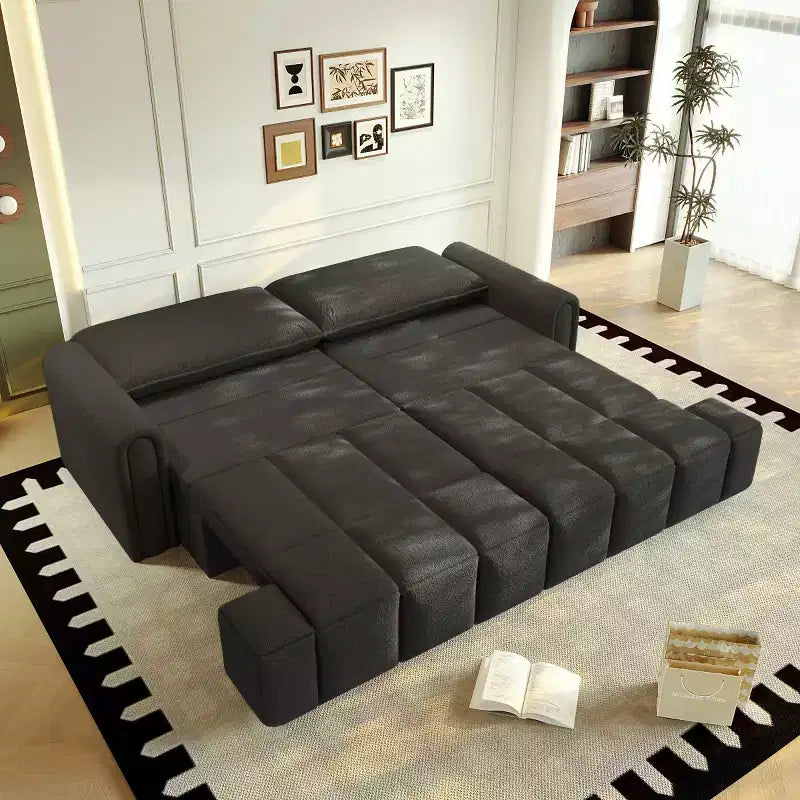 Divano Letto Trasformabile con Contenitore Nascosto