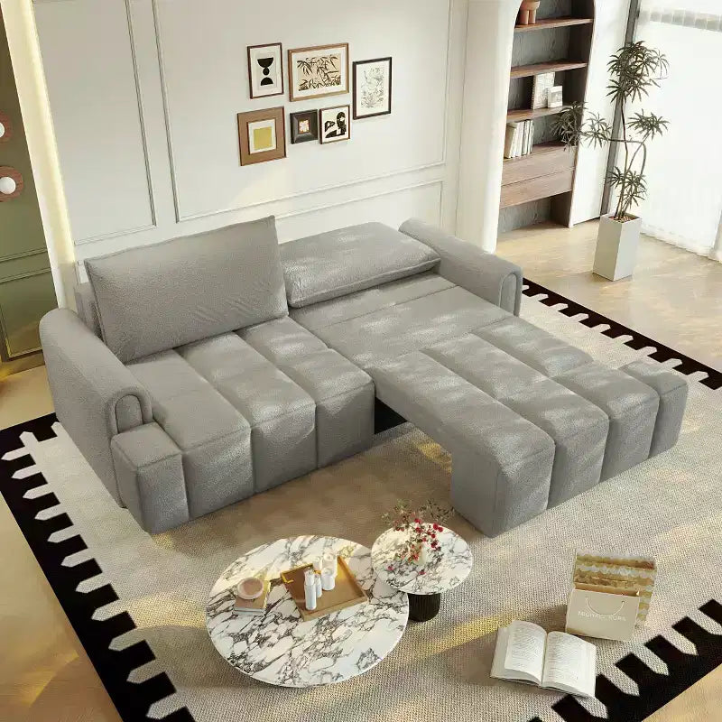 Divano Letto Trasformabile con Contenitore Nascosto