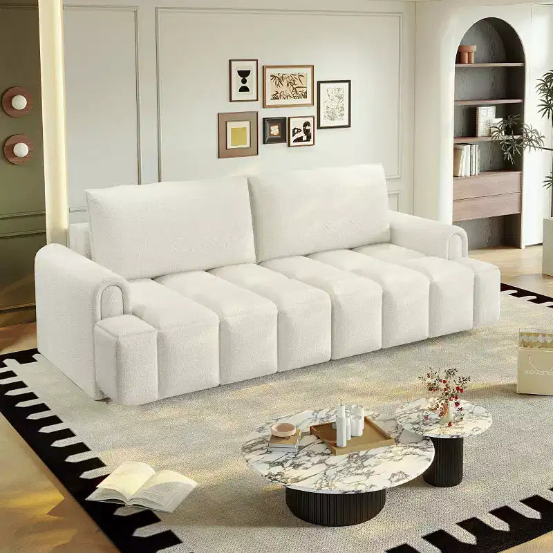 Divano Letto Trasformabile con Contenitore Nascosto