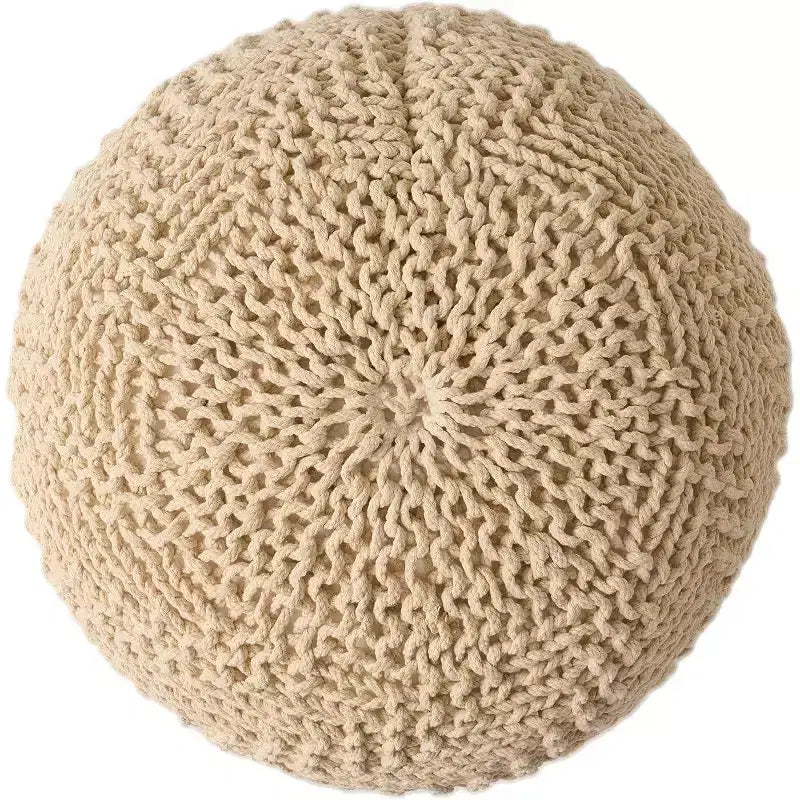 Poltrona a sacco in tessuto intrecciato con Memory Foam