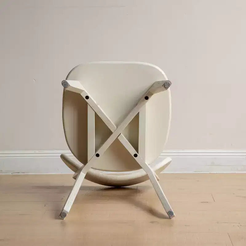 Sedia da pranzo Mid-Century Modern in rovere massiccio