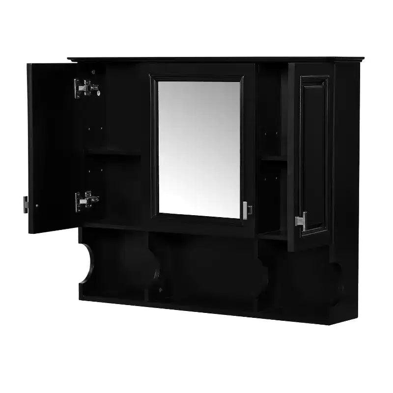 Armadietto a specchio da parete 35 x 28 con mensole aperte