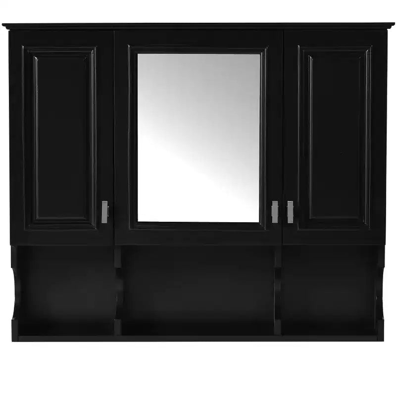 Armadietto a specchio da parete 35 x 28 con mensole aperte